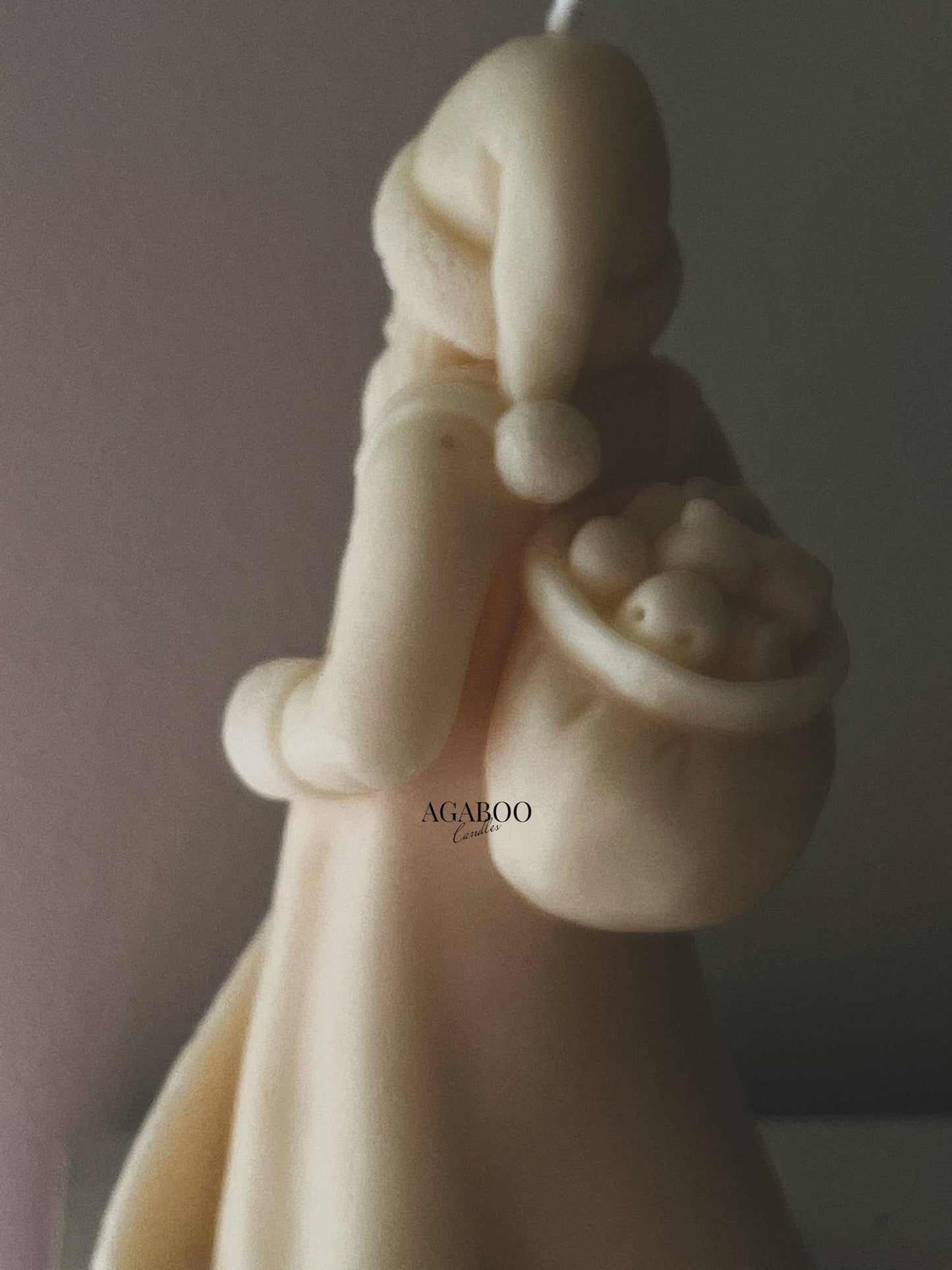 Santa Claus Candle 6.5x3.5in - Christmas