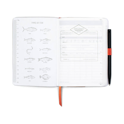 Cuaderno de pesca impermeable