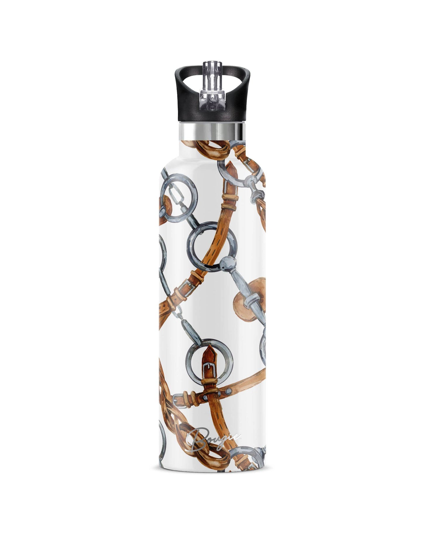 Equestri | Horse Tack Scarf Insulated Water Bottle 25oz
