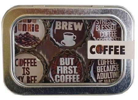 Coffee Magnets - handmade & eco-friendly