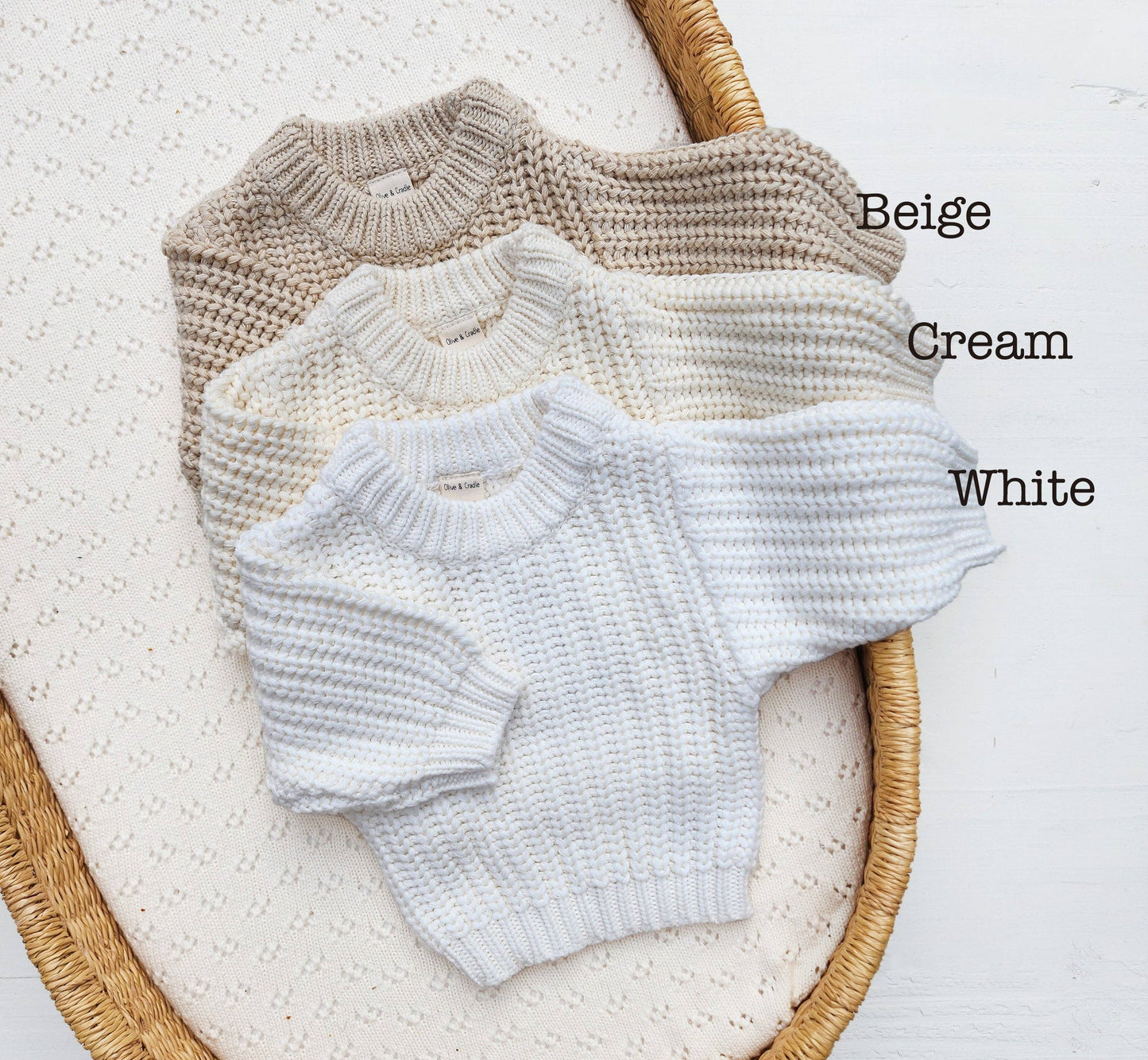 Chunky Knit Sweater Pastels
