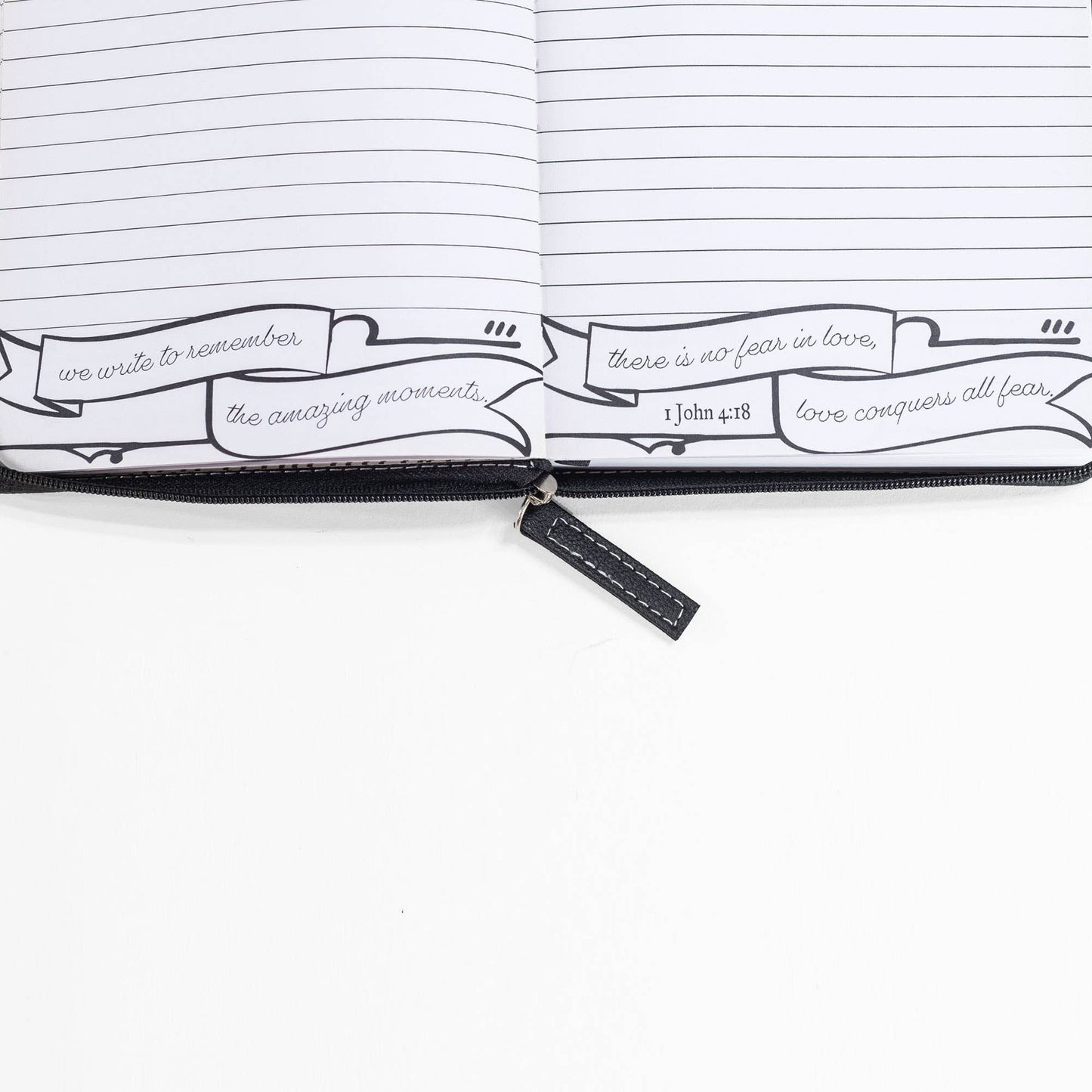 Divinity Boutique - Brown & Black Zippered Journal: Take Delight