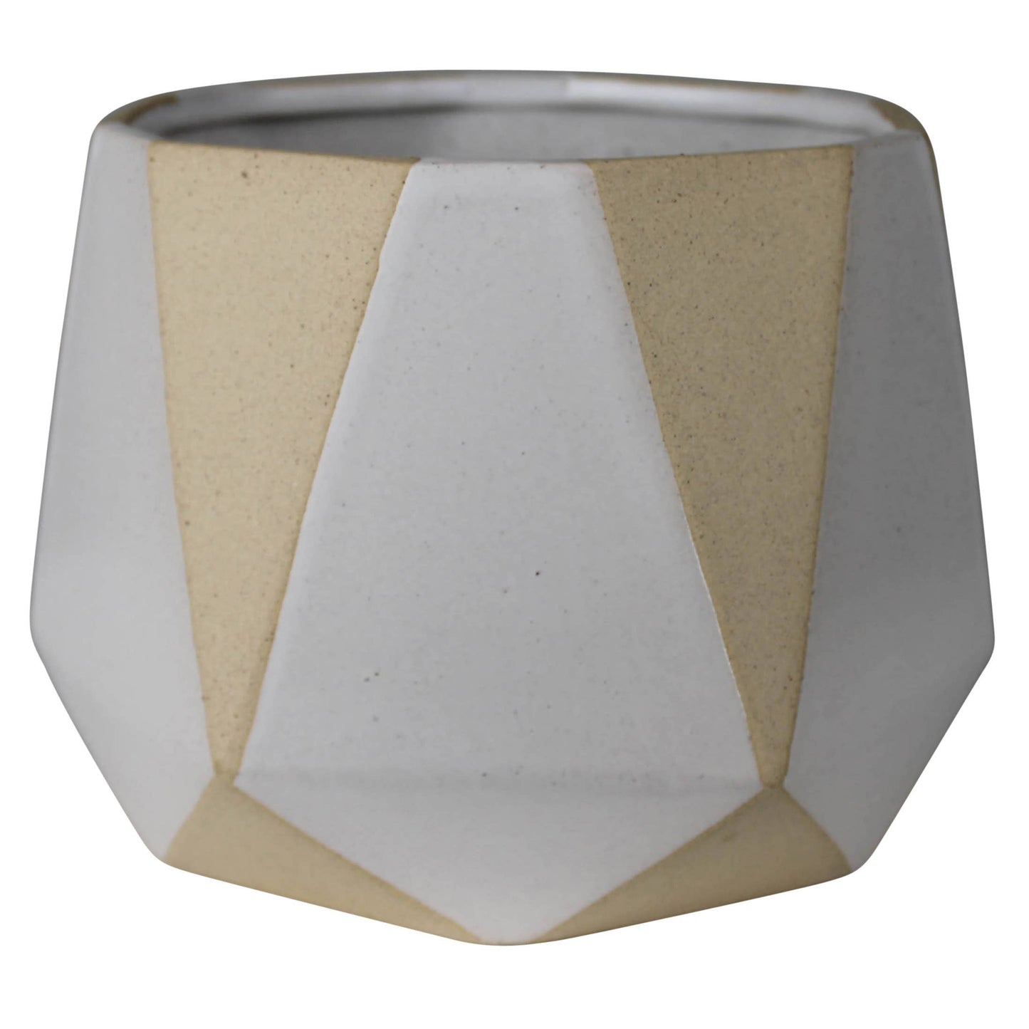 Cachepot Ceramic White Mix