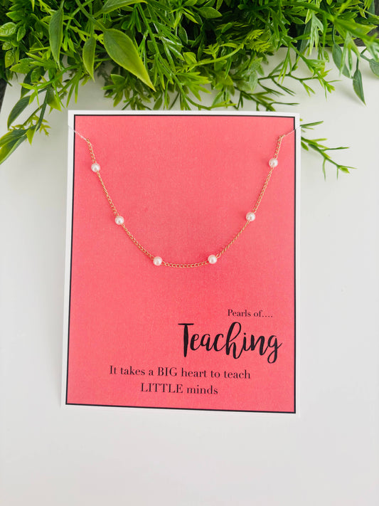 Teacher Appreciation; Teacher Necklace Gift