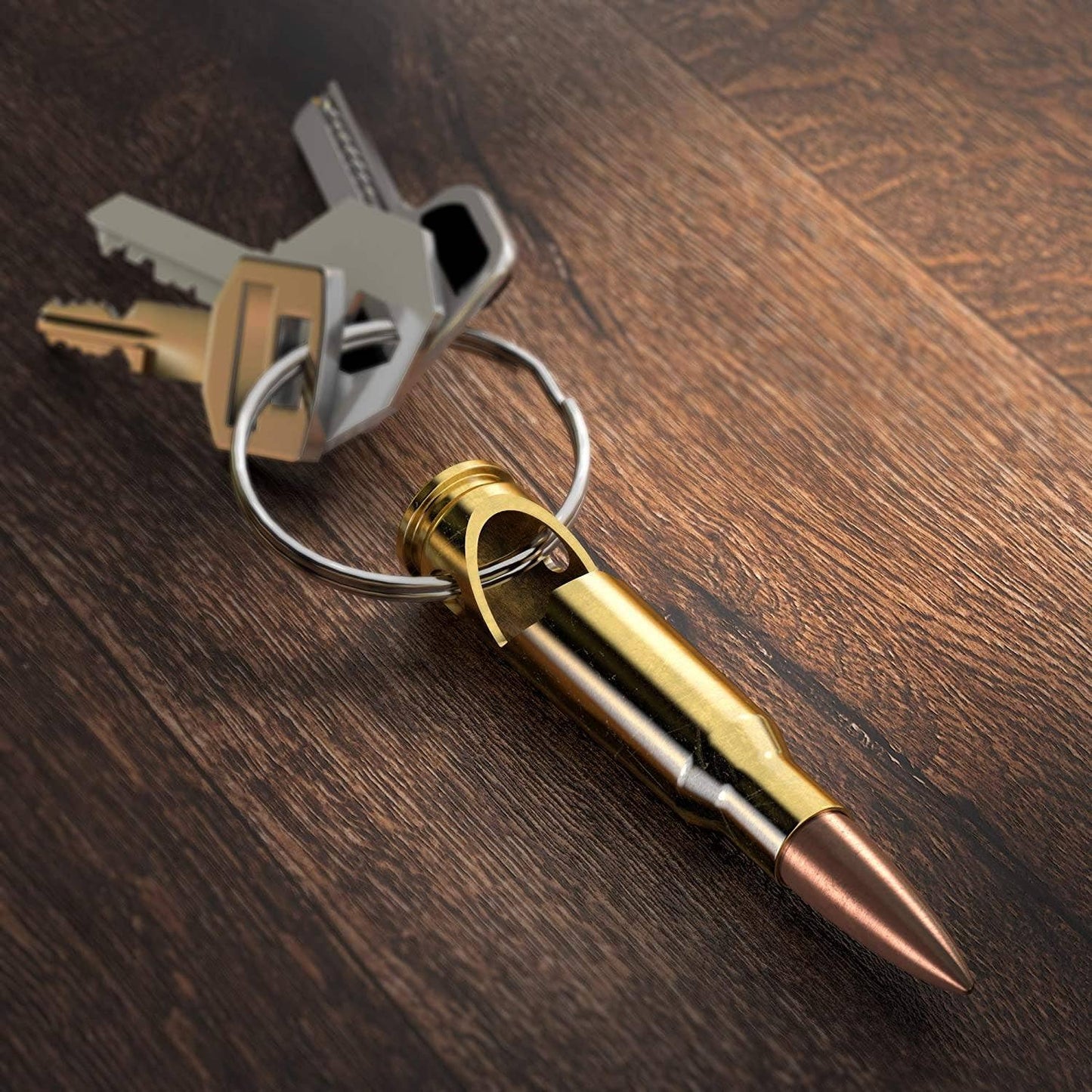 308/7.62 Real Bullet Keychain Bottle Opener - Made in USA