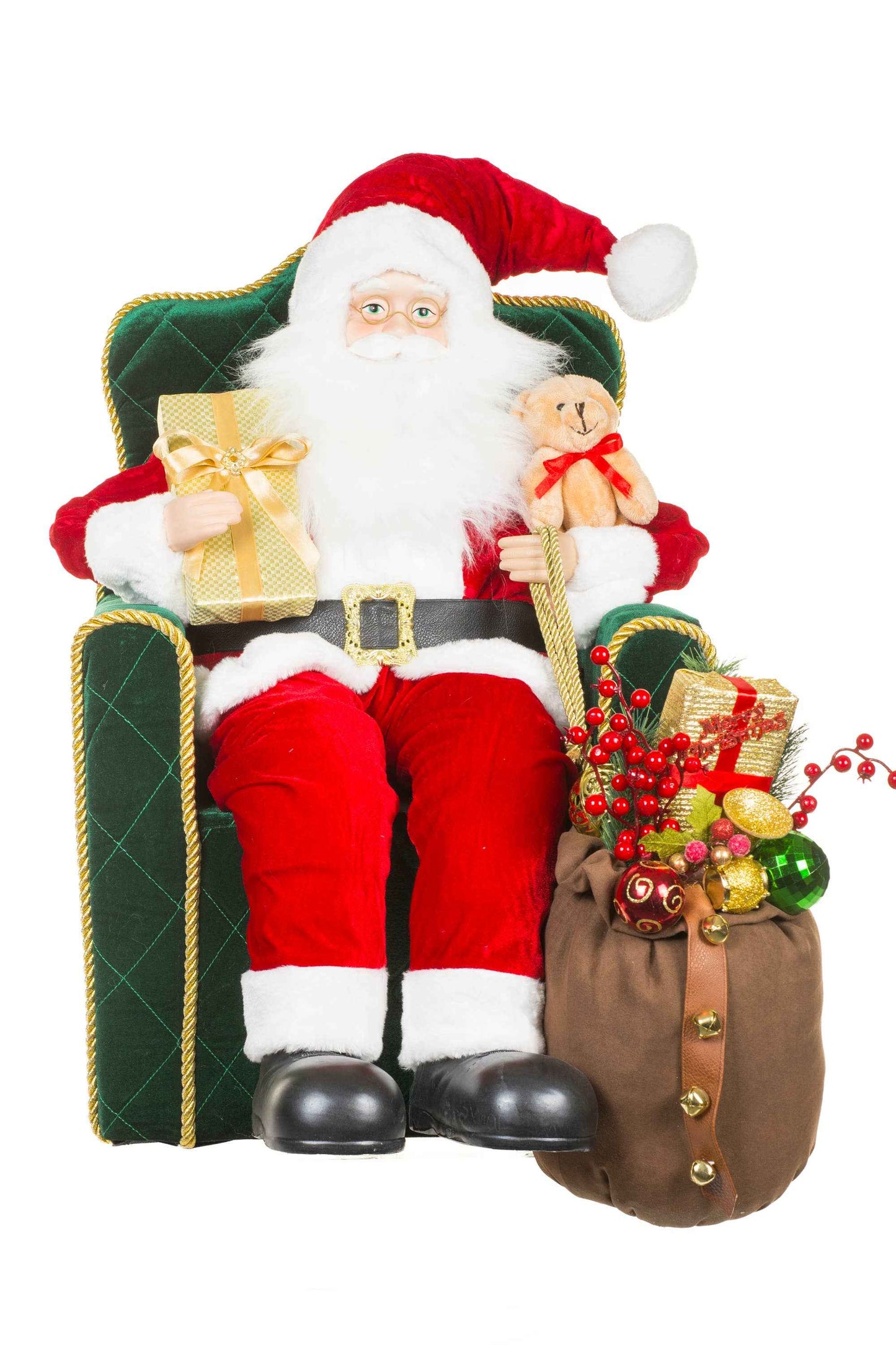 NEW-Red Armchair Santa