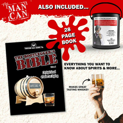 ThousandOaksBarrelCo. - Whiskey Making Kit | Ultimate DIY Gift for Men | Oak Barrel