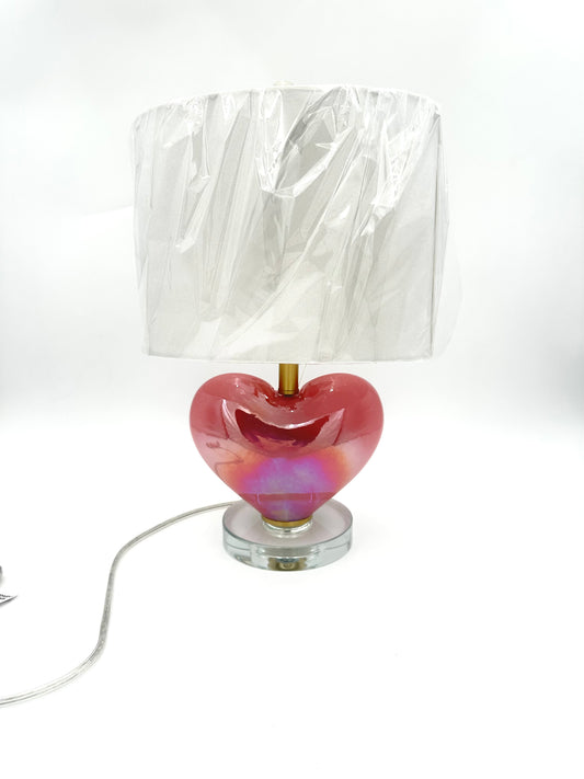 Pink Heart Lamp