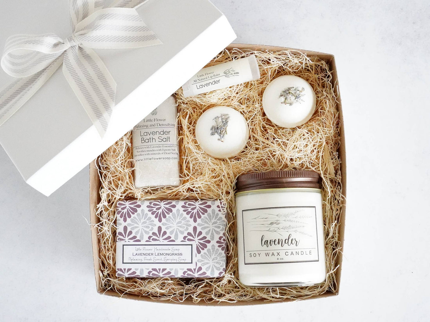 The Little Flower Soap Co - Luxury Lavender Spa Gift Box
