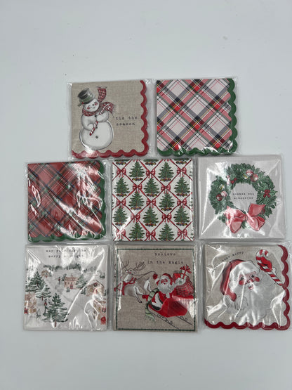 Christmas Cocktail Napkins
