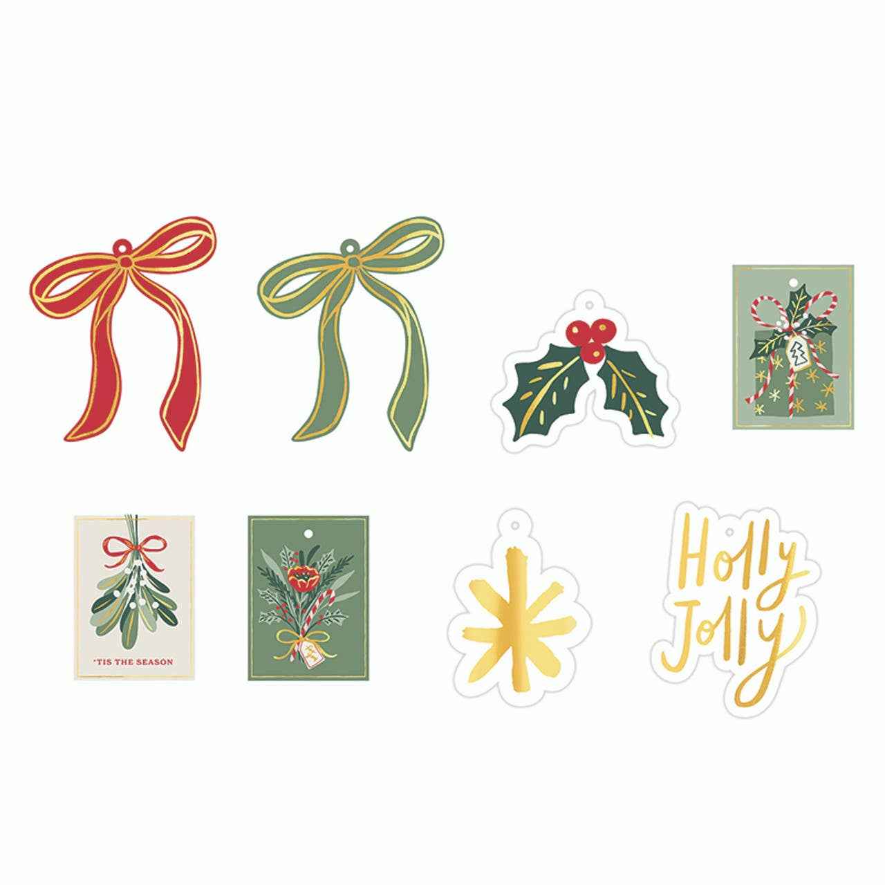 Gift Tag Book - Red Bow