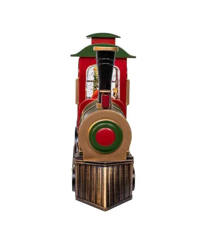 7.625" BO LED Santa Train W/Spin Water