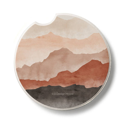 Posavasos de piedra para coche de Terracotta Hills