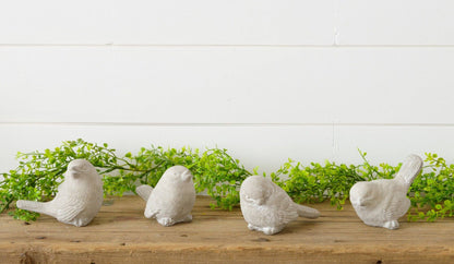 Cement Bird Figurines - sold separately
