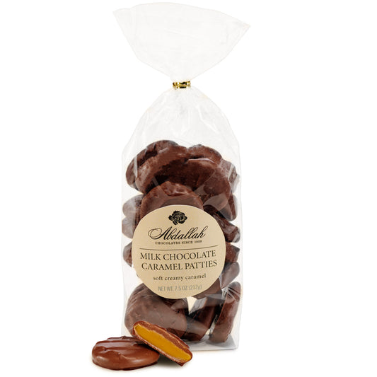 Caramel Patties-Milk Chocolate 8 oz