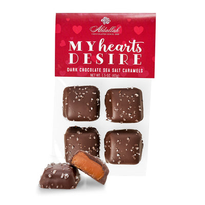 My hearts desire Dark Sea salt caramels