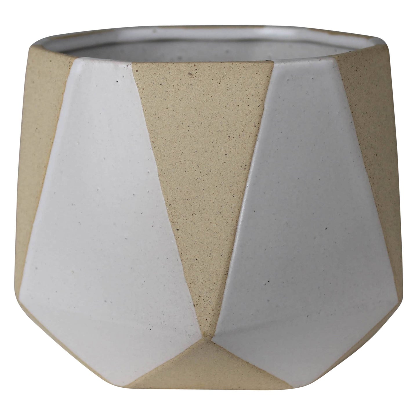 Cachepot Ceramic White Mix