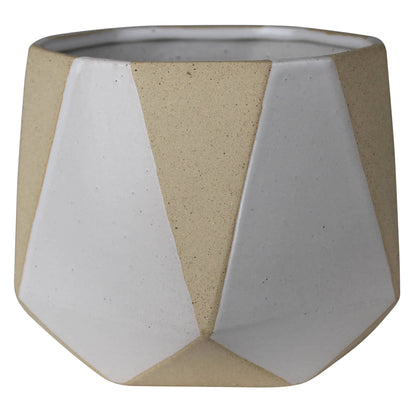 Cachepot Ceramic White Mix