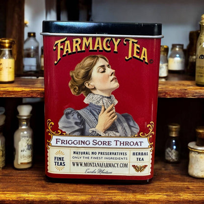 Frigging Throat Tea Soothing Tasty Tea Tin pocket/ travel
