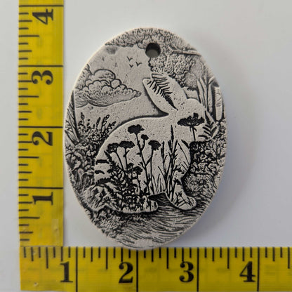 Pottery Ornament - Rabbit