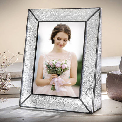 Vintage Glass Picture Frame