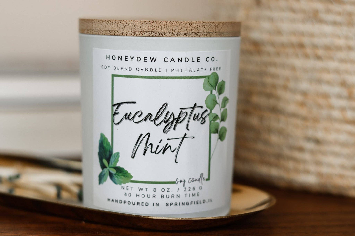 Eucalyptus Mint Candle 8 oz