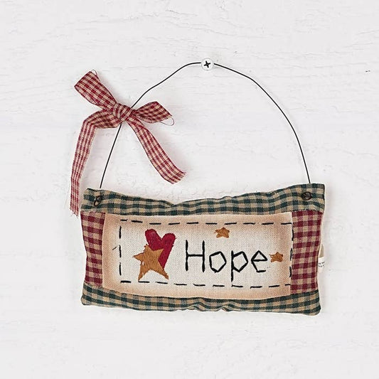 3x6in Mini Hanging Pillow-Hope-