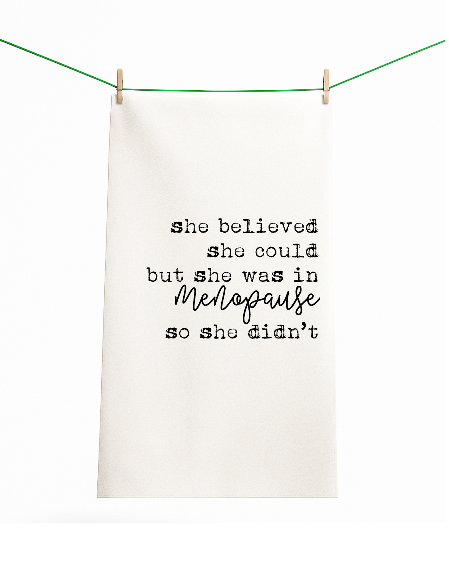 Menopause towel
