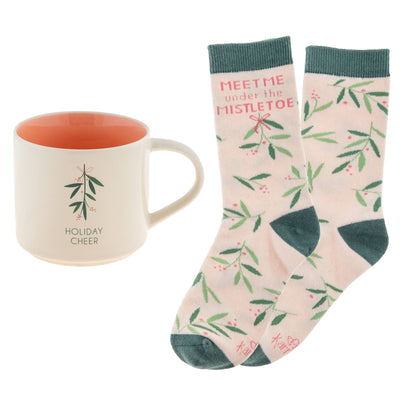 Holiday Mug & Sock Gift Box Sets