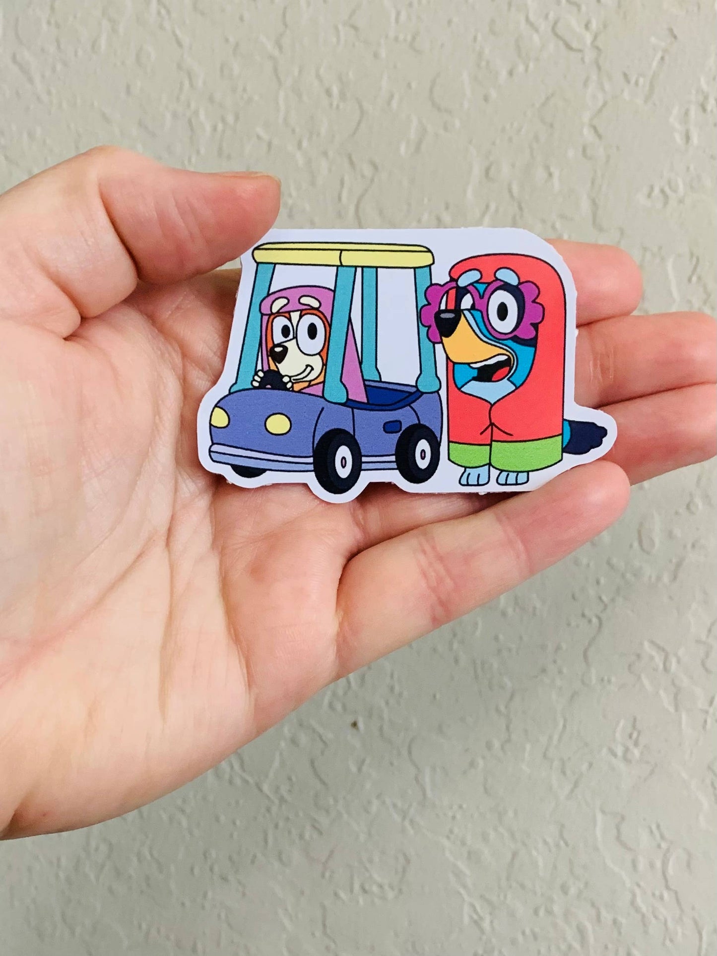 Oily Graphic Creations - The Grannies- Bluey Stickers/Magnet