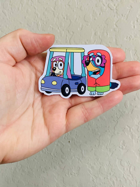 Oily Graphic Creations - The Grannies- Bluey Stickers/Magnet