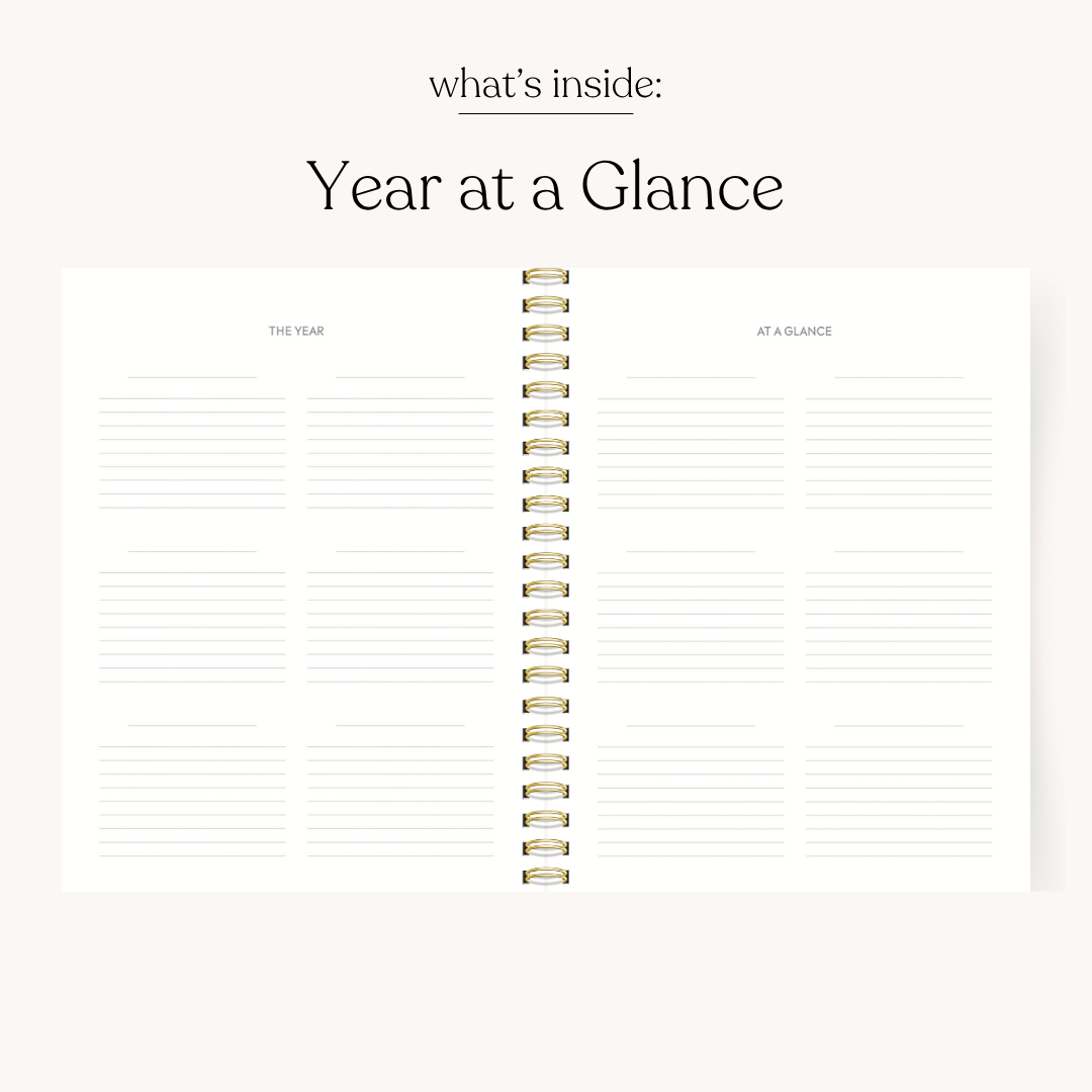 Elyse Breanne Design - Pressed Floral Undated Planner