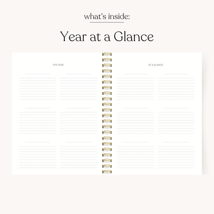 Elyse Breanne Design - Pressed Floral Undated Planner