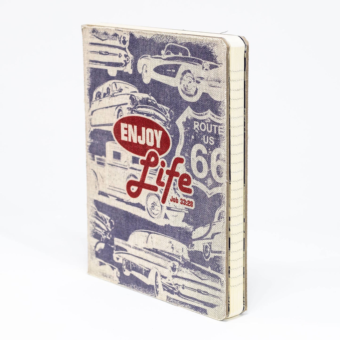 Divinity Boutique - God's Garage: Canvas Journal, Enjoy Life