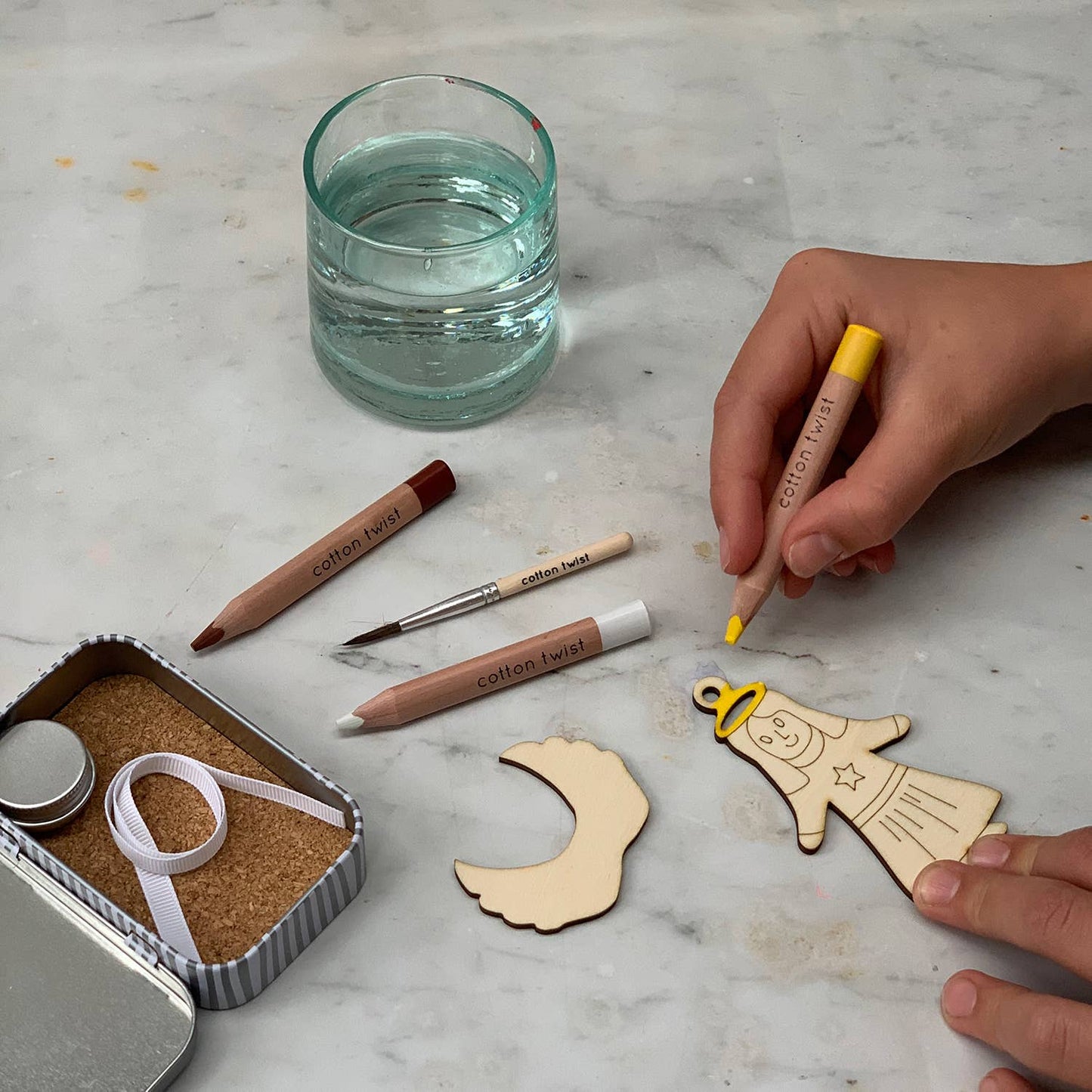 Cotton Twist - Make Your Own Angel Christmas Decoration