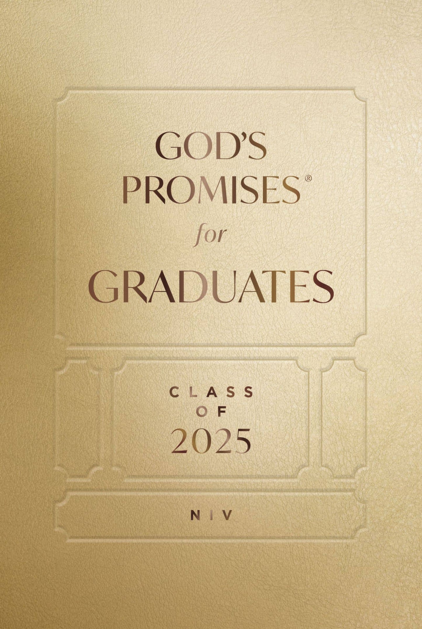 Gods Promises For Graduates  Class Of 2025   Gold NIV