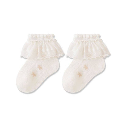 Baby Girls Lace Trim Socks