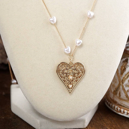 Pearl Station Long Necklace
