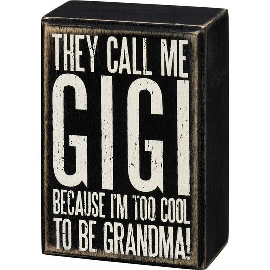 Gigi Box Sign