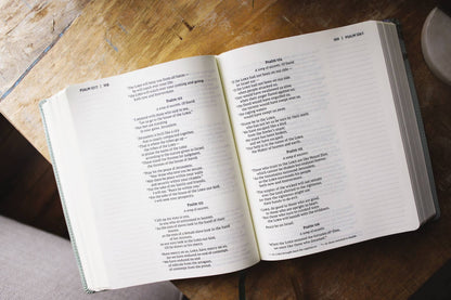 Bible LP Leathersoft Sage Floral