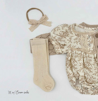 Elodie Short Sleeve Romper Set