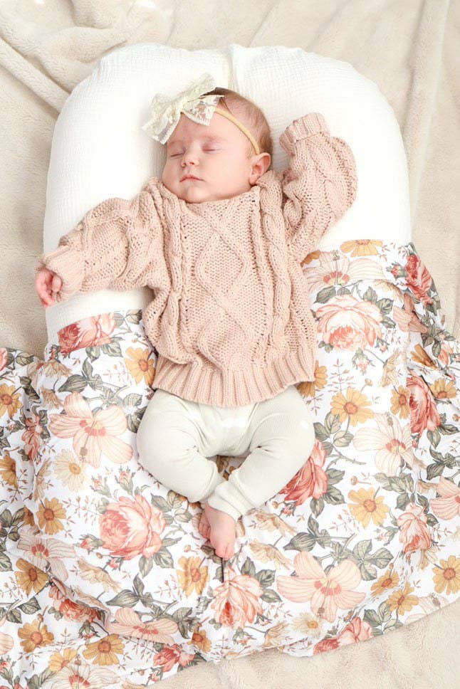 Classic Chunky Cable Knit Sweater | Hazelnut