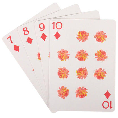 French Floral Playing Card Set