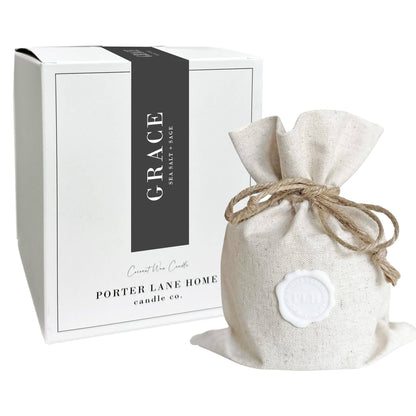 GRACE | Sea Salt + Sage Candle | Signature Collection