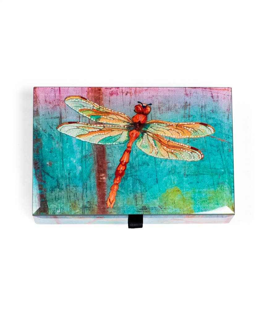 Red Dragonfly Keepsake Box