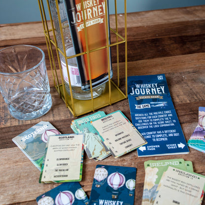 Whiskey Escape Room Puzzle Game - Men's Gifts for Christmas