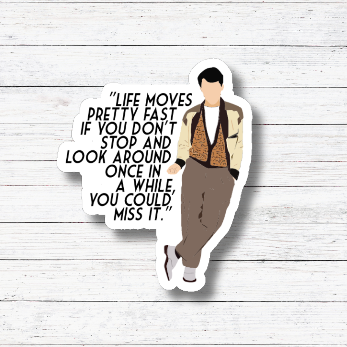 Oily Graphic Creations - Ferris-80s Movie Stickers/Magnet