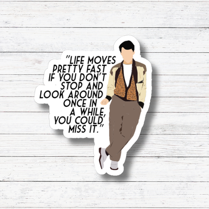 Oily Graphic Creations - Ferris-80s Movie Stickers/Magnet