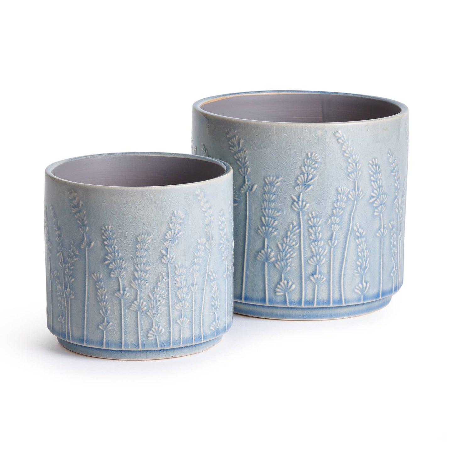 Maryam Pots, Blue - Set of 2