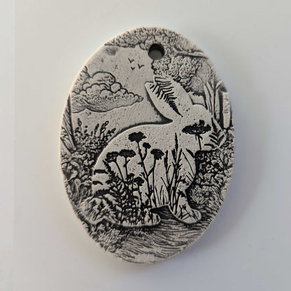 Pottery Ornament - Rabbit